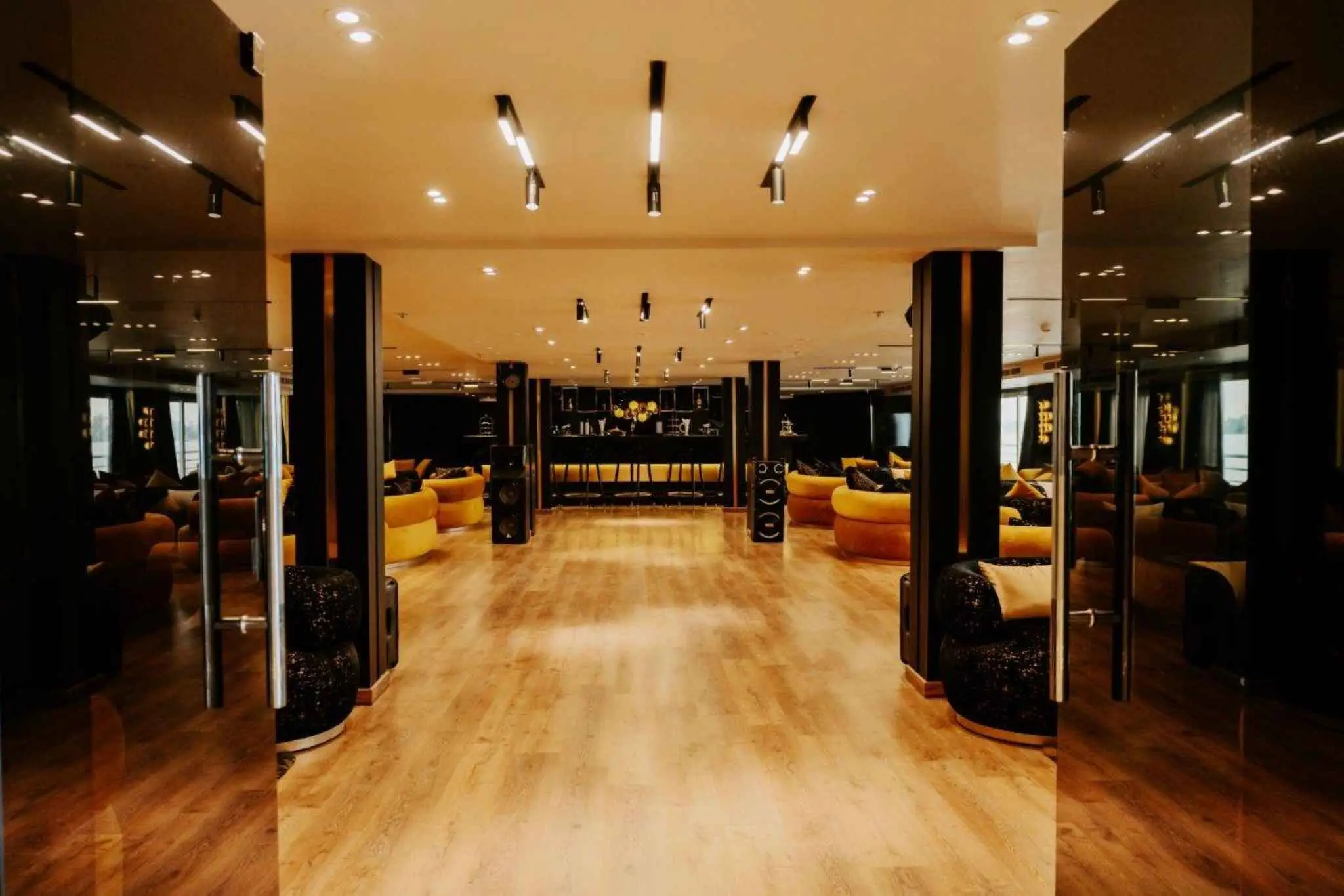 Lounge aboard the MS Medea Nile Cruise Nile cruise